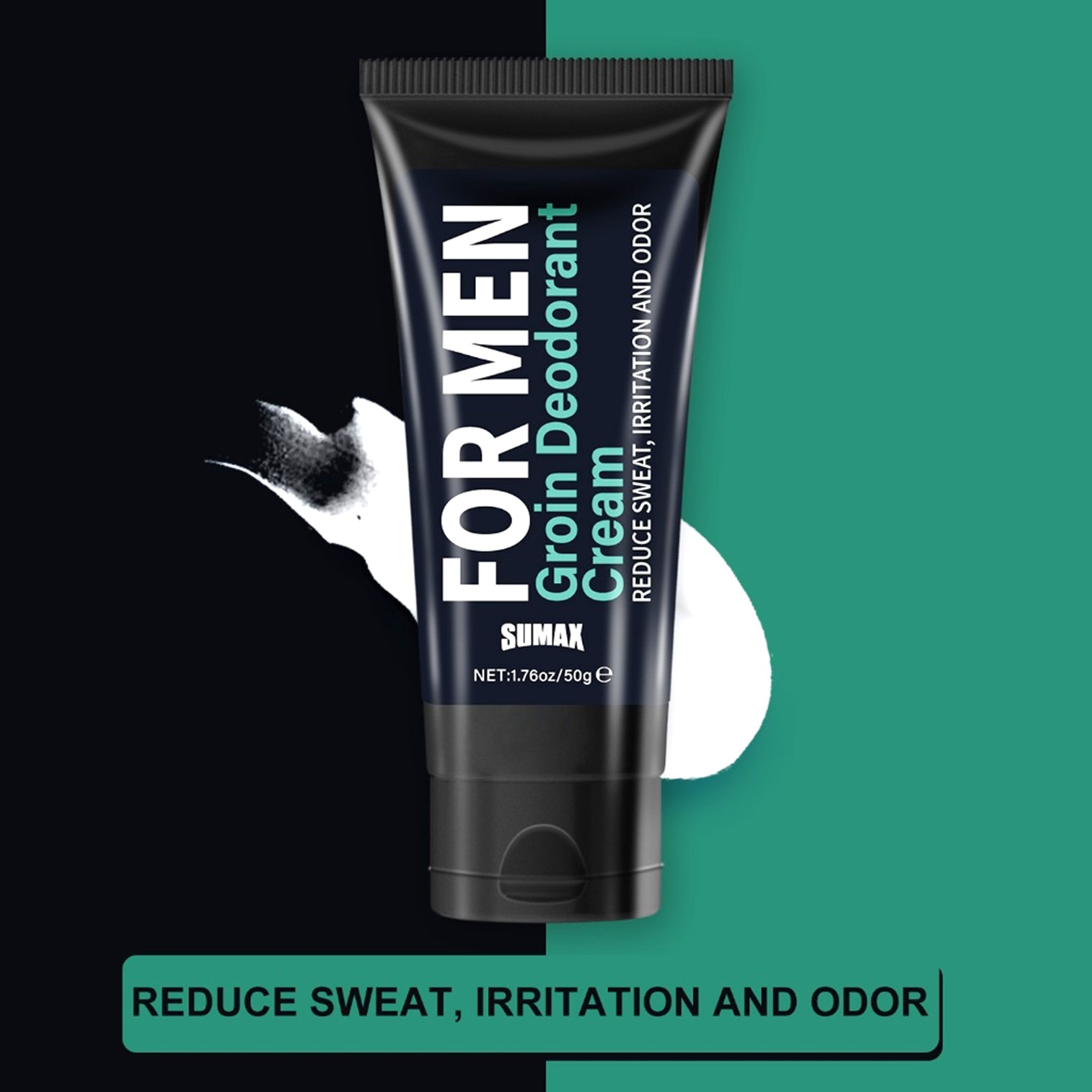 Sumax for men froin deodorant cream 50g ผลิตภัณฑ์ระงับกลิ่นบริเวณจุดซ่อนเร้นสำหรับผู้ชายเสริมความมั่นใจได้นานตลอดวัน