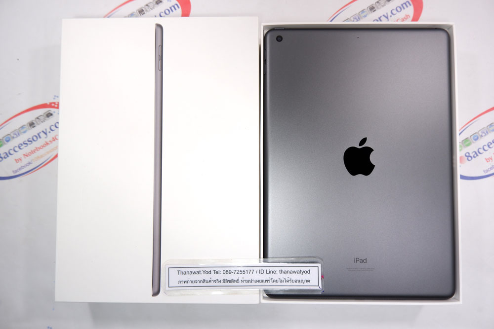ครบกล่อง iPad Gen 9 64GB Wifi ศูนย์ไทย ไม่รีเฟอร์ แบต 91% แท้เดิมทั้งเครื่อง