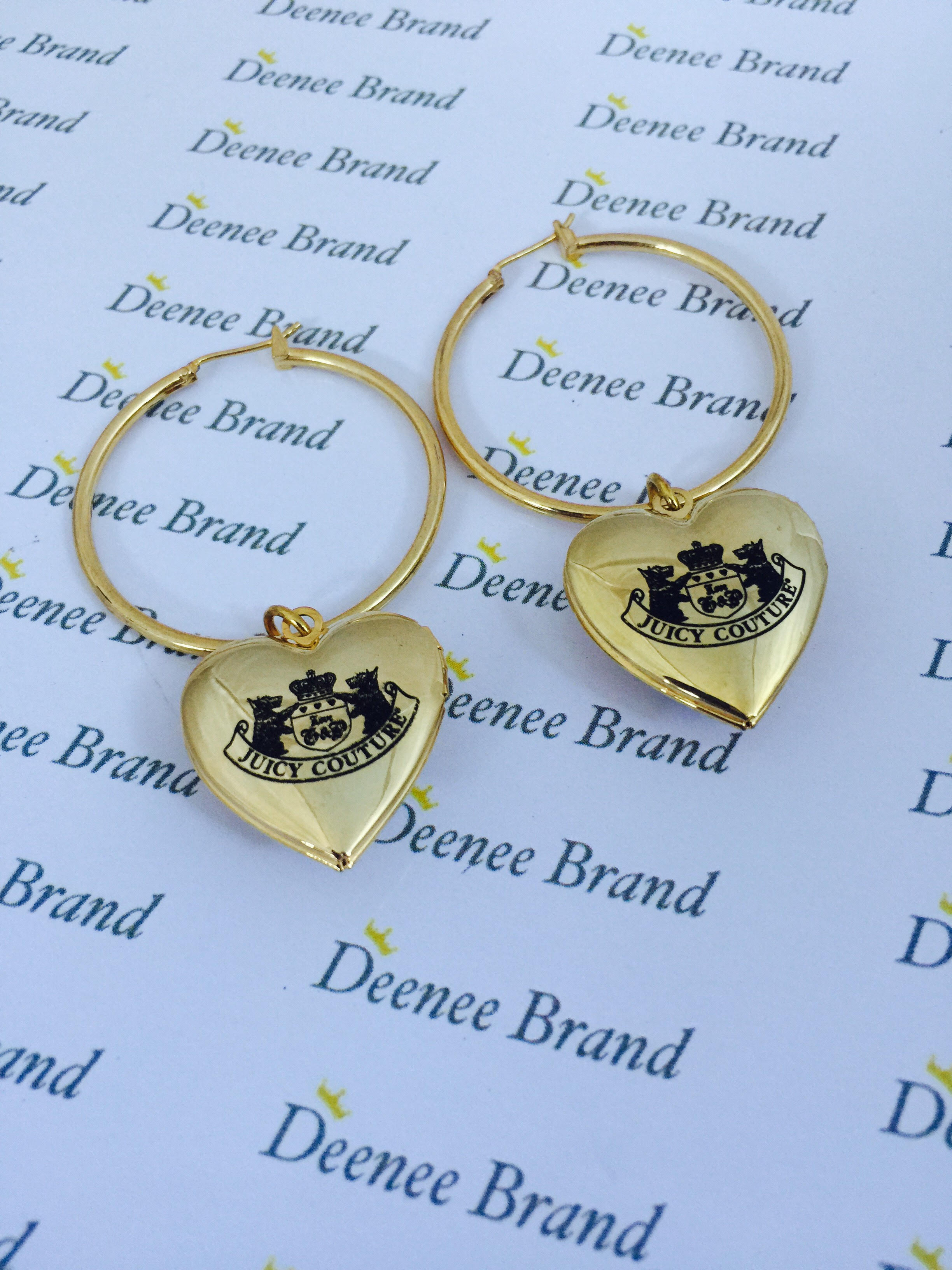 Juicy Couture Gold Earrings