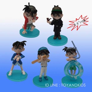 โคนัน ฐานฟ้า 5 ตัว ชุด2 ห่วงยาง
