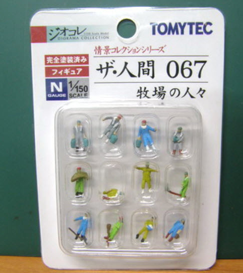 คน คละแบบ 12 ชิ้น สเกล 1:150 (Tomytec)