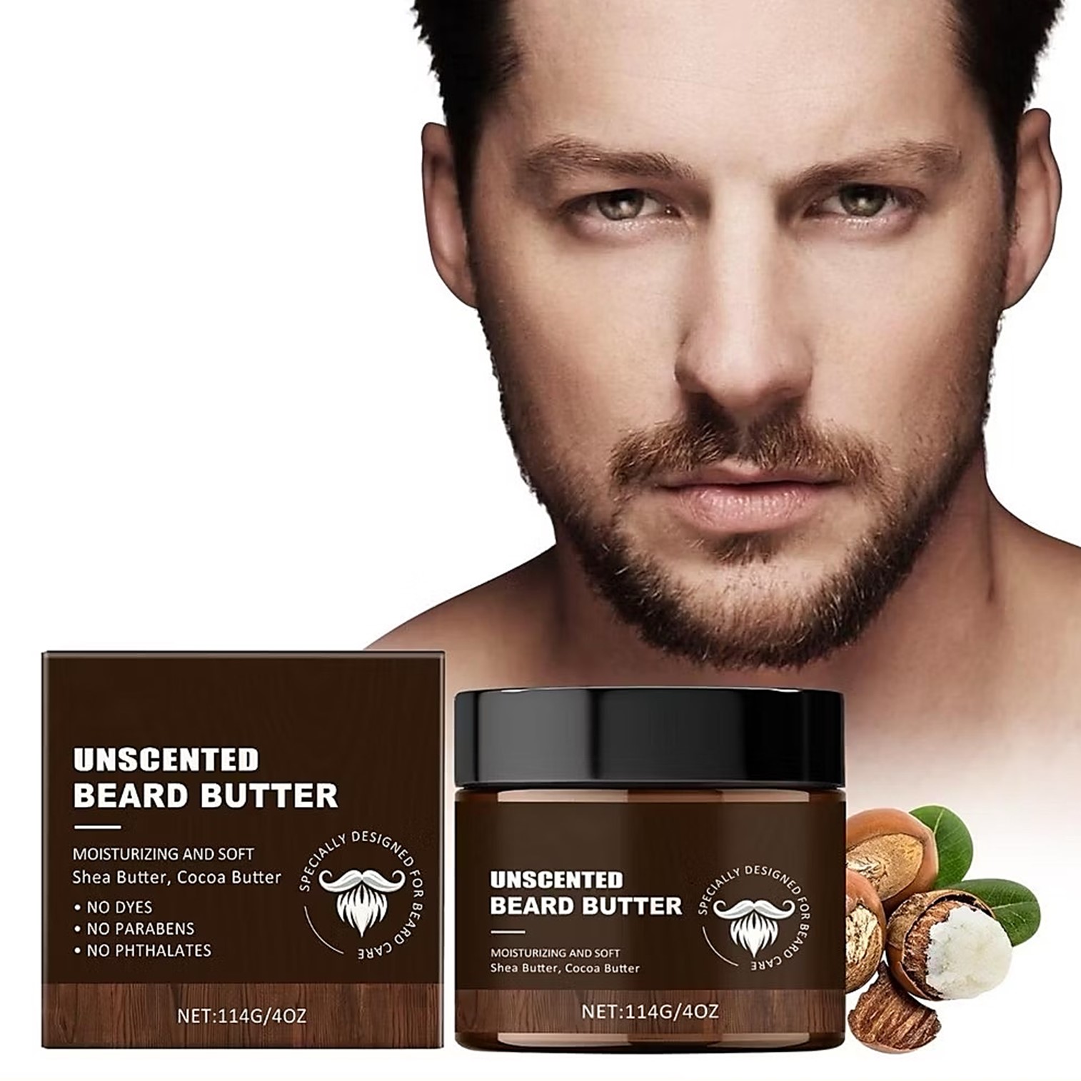 East Moon Unscented Beard Butter 114ml ผลิตภัณฑ์บำรุงหนวดเคราให้นุ่มลื่นน่าสัมผัสสินค้านำเข้าจากต่างประเทศของแท้พร้อมส่ง