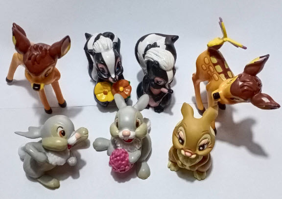 กวางน้อย แบมบี้ Bambi และเพื่อน ชุด 7 ตัว