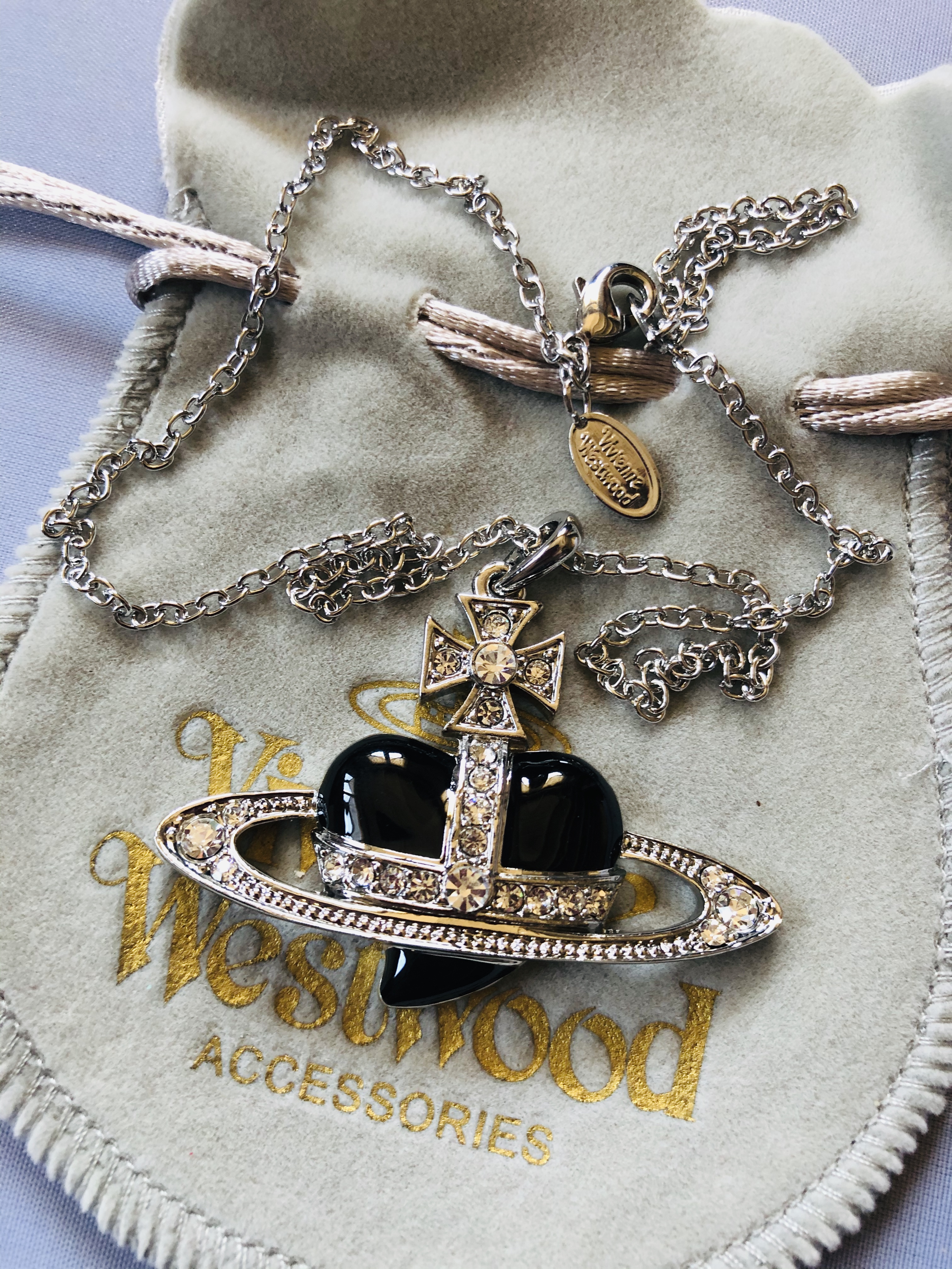 Vivienne Westwood Heart Orb Necklace