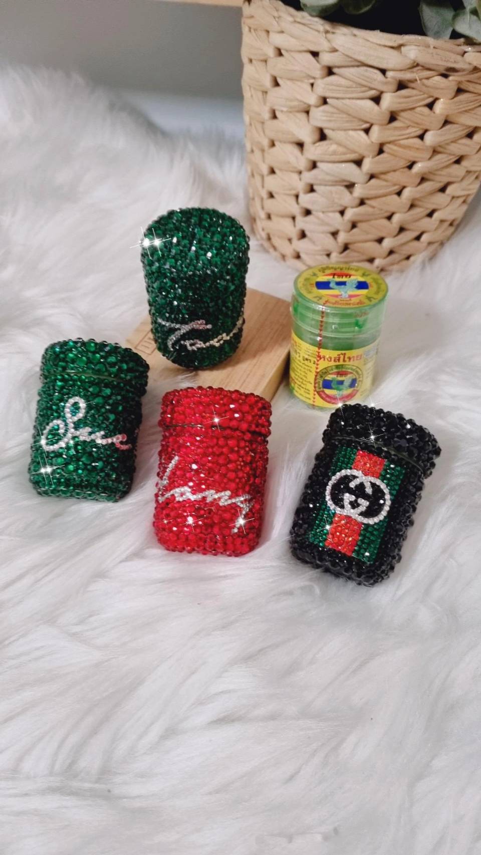 เคสยาดมหงส์ไทยติดเพชร