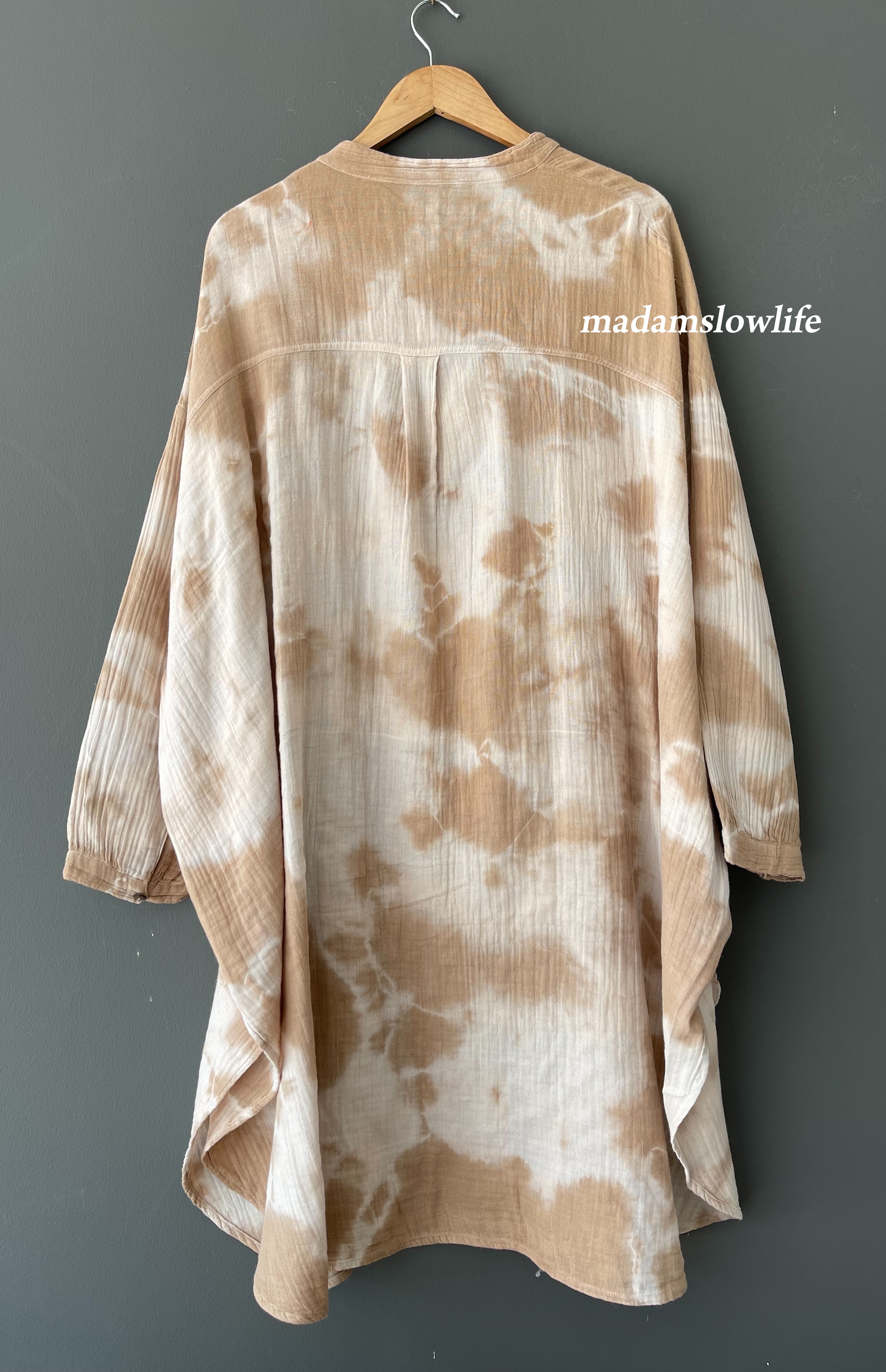 ชุดแซกมัดย้อมสีปลอดสารพิษ ผ้าคอตตอน 100% (ผ้าสาลู มีเทคเจอร์)