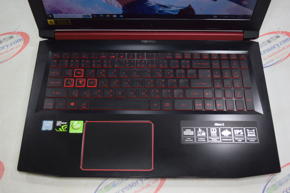 ขายเกมมิ่ง Acer Nitro 5 15.6” IPS Core i5 RAM8 SSD M.2+1000GB GTX 1050 4GB
