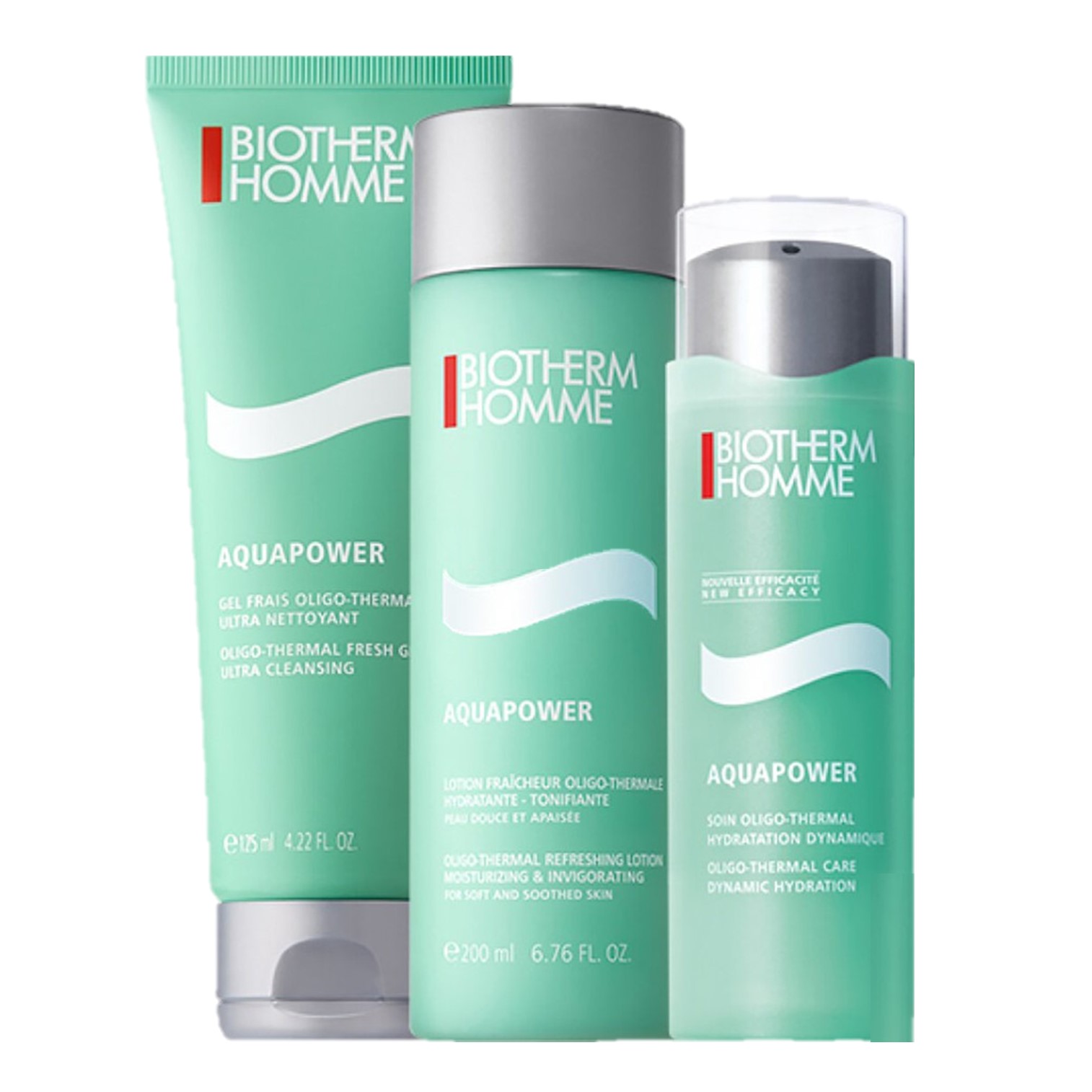 BIOTHERM SUPER AQUAPOWER SET ชุดผลิตภัณฑ์ทำความสะอาดและบำรุงปลุกความสดชื่นให้ผิวหน้าผู้ชายสูตรพรีเมี่ยมจากต่างประเทศ