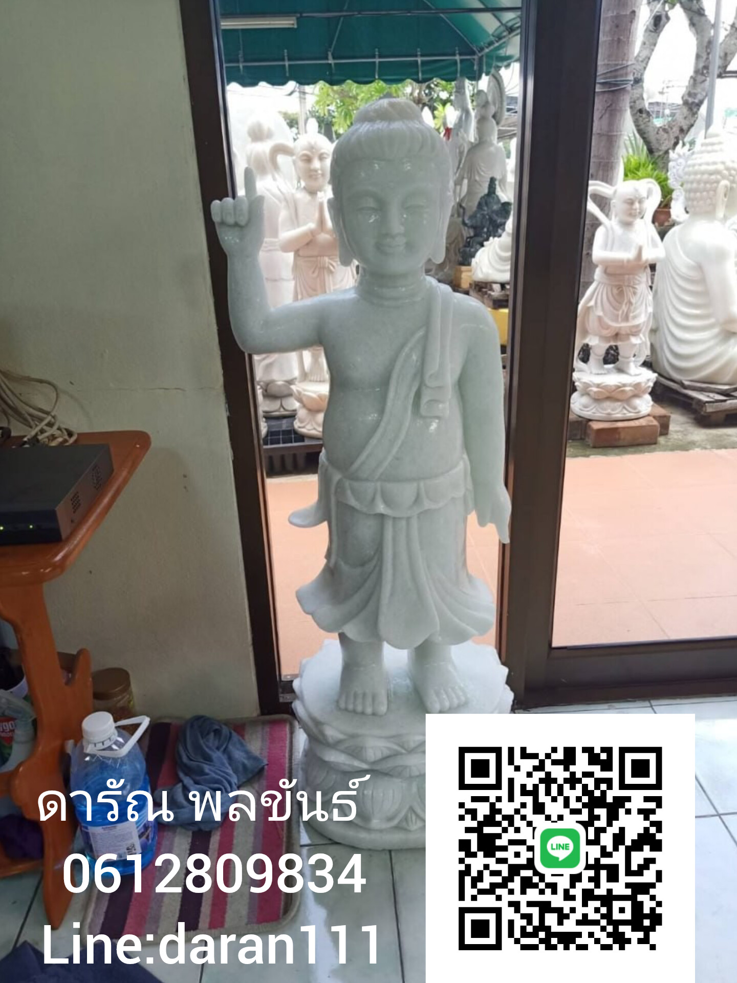 องค์พระพุทธเจ้าขนาดสูง1.2เมตร