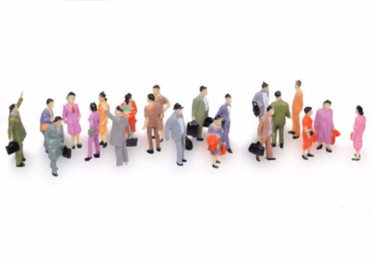 คนเดินทาง สเกล 1:150 คละ / 100 คน
