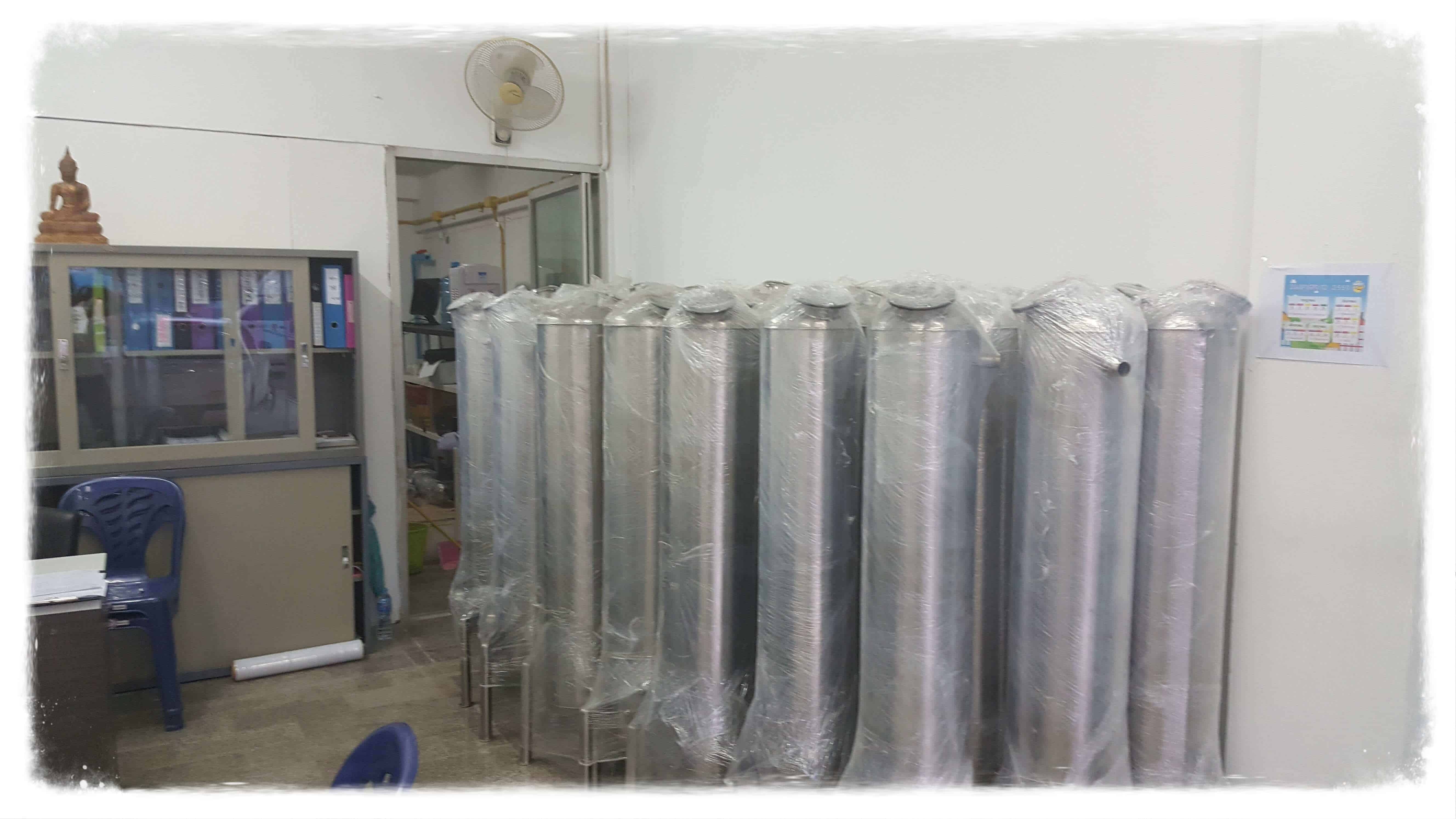 ถังกรองสแตนเลส12นิ้วหนา3มม