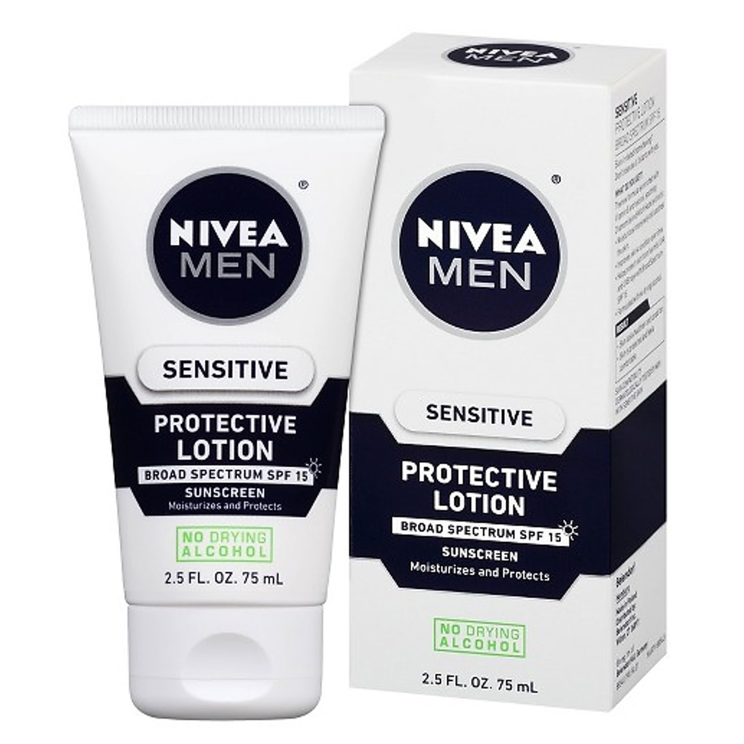 Nivea Men Sensitive Face Lotion with Vitamin E SPF15 75ml โลชั่นบำรุงผิวหน้าผู้ชายสูตรพิเศษจากนีเวียเม็นสินค้านำเข้าจากต่างประเทศพร้อมส่ง