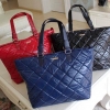 Mango Waterproof Fabric Quilted Tote Shopper Bag