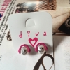 Diva Headphone Stud - Pink