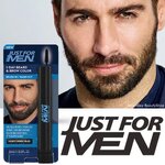 Just For Men 1-Day Beard&Brow Color Brush In Dardest Brown/Black ผลิตภัณฑ์เปลี่ยนสีหนวดเคราในรูปแบบแปรงปัดใช้งานง่ายขึ้นสินค้านำเข้าจากออสเตรเลียพร้อมส่ง