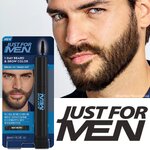 Just For Men 1-Day Beard&Brow Color Brush In Dark Brown ผลิตภัณฑ์เปลี่ยนสีหนวดเคราในรูปแบบแปรงปัดใช้งานง่ายขึ้นสินค้านำเข้าจากออสเตรเลียพร้อมส่ง