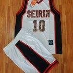 ชุดบาส SEIRIN No.10 สีขาว V1