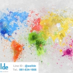 สั่งพิมพ์วอลเปเปอร์ ลายแผนที่ 0001