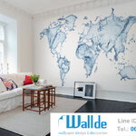 สั่งพิมพ์วอลเปเปอร์ ลายแผนที่ 0013