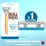 Bulldog Skincare Sensitive Bamboo Razor ชุดมีดโกนหนวดรุ่นพิเศษจากออสเตรเลียของแท้พร้อมส่ง