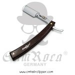 มีดโกนพับไม้แท้ สีดำ SamRoca Made in Germany