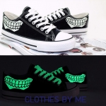 รองเท้าผ้าใบ ลาย Tokyo Ghoul เรืองแสงได้!!