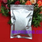 ถุงฟอยด์เงินทึบ ซิปล็อค ตั้งไม่ได้ ขนาด 8*11 ซม.