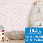 วอลเปเปอร์ห้องเด็ก วอลเปอร์ลายการ์ตูน ลายดอก