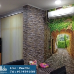 พิมพ์วอลเปเปอร์ สั่งทำวอลเปเปอร์ติดผนัง ออกแบบเอง วอลเปเปอร์ติดผนังภาพวิว