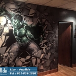สั่งพิมพ์วอลเปเปอร์ สั่งทำวอลเปเปอร์ติดผนัง ลายการ์ตูน