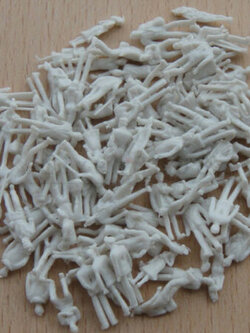 คน สเกล 1:300 คละแบบ สีขาว / 100 ตัว