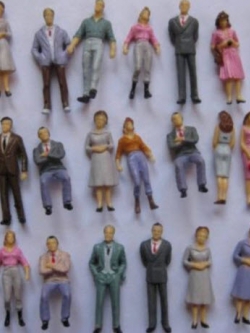 คน สเกล 1:50 คละแบบ 5 ตัว