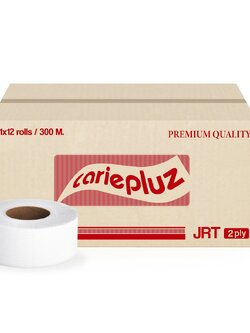 กระดาษชำระม้วนใหญ่ Carie Pluz Red Recy