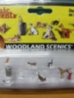 ชุดหมา-แมว (Dogs & Cats) 12 ตัว (Woodland)