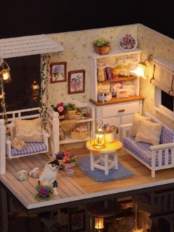 DIY Dollhouse ห้องนั่งเล่น
