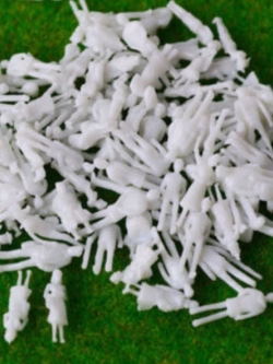 คน สเกล 1:200 สีขาว / 100 ตัว