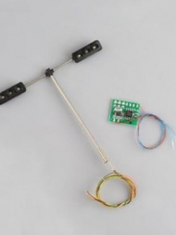 ชุดสัญญาณไฟจราจร สองแขน 1 ชุด (HO/OO Scale) - pre-order