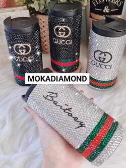 แก้วติดเพชรสั่งทำตามแบบ สำเนา