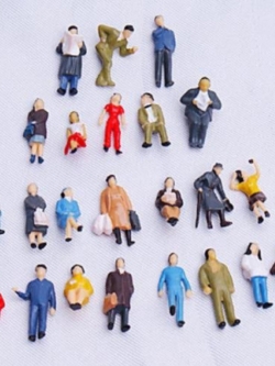 คนเดินทาง สเกล 1:150 คละ / 100 คน