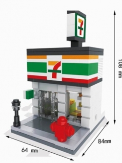 มินิโมเดล ร้านสะดวกซื้อ (7-11) แบบ A