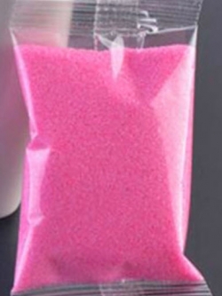 ทรายสี สีชมพู ขนาด 25 กรัม