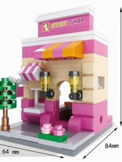 มินิโมเดล ร้าน Sweet Shop