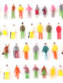 คน สเกล 1:75 คละแบบ / 50 ตัว