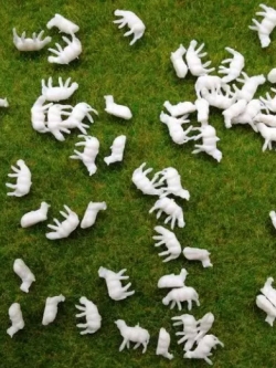 แกะ คละแบบ (สเกล 1:150) / 50 ตัว (พรี-ออเดอร์)