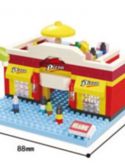 มินิโมเดลร้านพิซซ่า (No.8520) จำนวน 358 ชิ้น