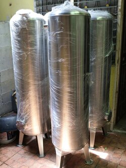 ถังกรองสแตนเลส30นิ้ว75ซม.x150ซม.x2มม