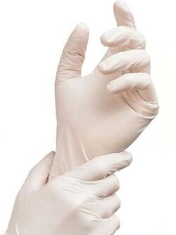ถุงมือยางธรรมชาติ ชนิดไม่มีแป้ง