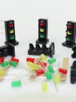 ชุดไฟจราจร 3 ดวง (ใหญ่) 5 ชุด