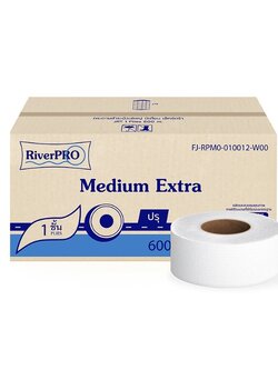 กระดาษชำระม้วนใหญ่ RiverPro Medium600