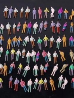 คน สเกล 1:75 คละแบบ / 50 ตัว